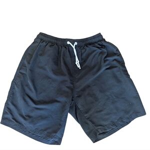 2/$15 Men's Black And White Casual Swim Suit Shorts/ Trucks- Size Medium
